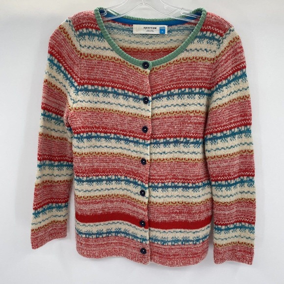 Anthropologie Sweaters - Anthropologie Multicolor Striped Cardigan